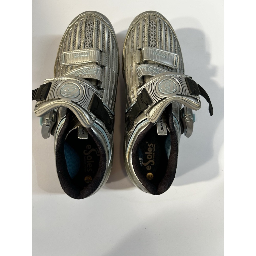Bontrager RXL Road Cycling Shoes Silver Carbon Clipless EU 38.5 US 7.5 - Picture 4 of 7